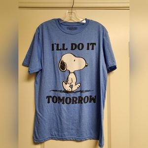 Peanuts Snoopy shirt size large unisex